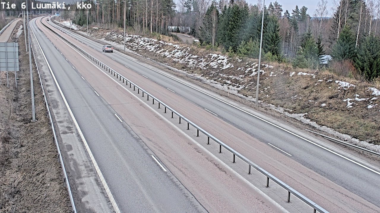 Weather Camera Image Road 6 Luumäki, kirkko, Luumäki, Etelä-Karjala