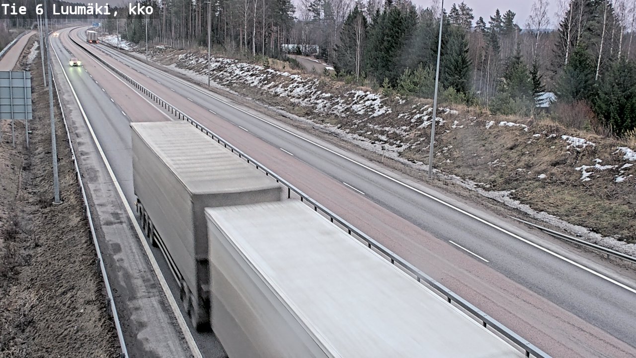 Weather Camera Image Road 6 Luumäki, kirkko, Luumäki, Etelä-Karjala