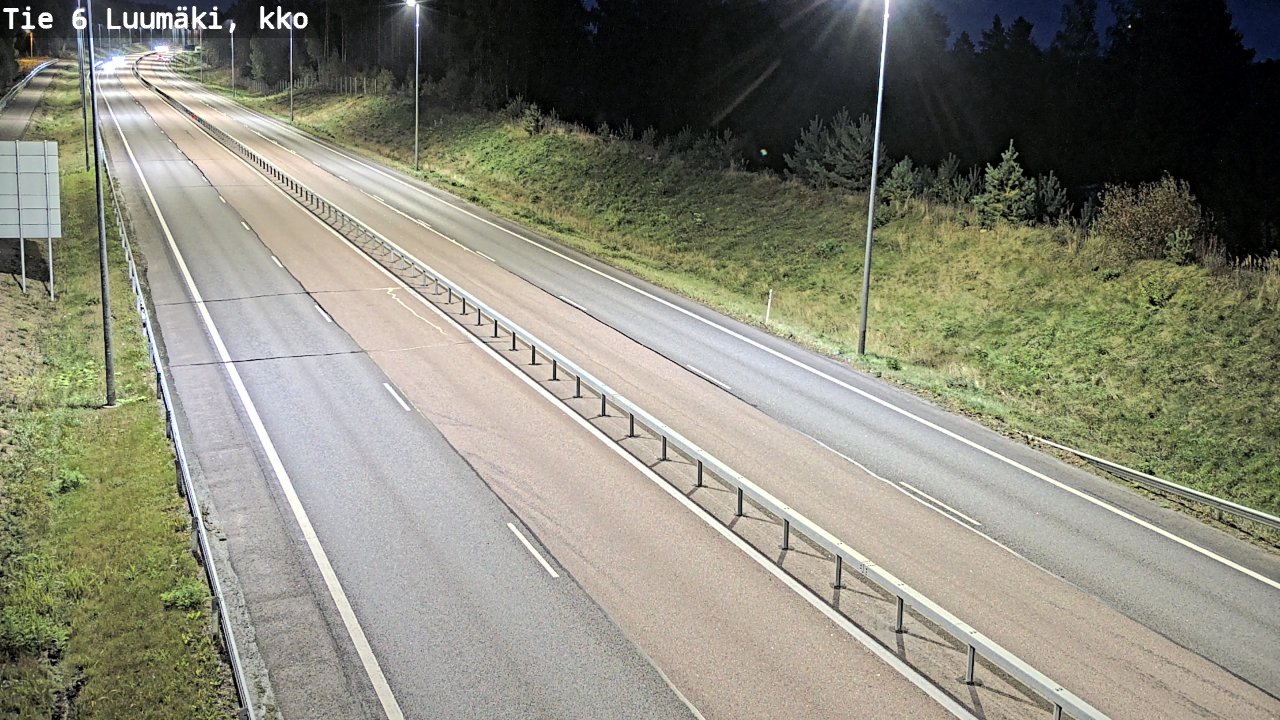 Weather Camera Image Road 6 Luumäki, kirkko, Luumäki, Etelä-Karjala