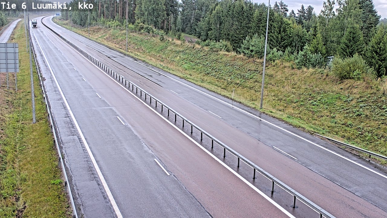 Kelikamerat Kuva Tie 6 Luumäki, kirkko, Luumäki, Etelä-Karjala