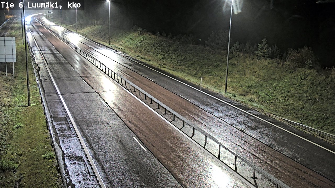 Weather Camera Image Road 6 Luumäki, kirkko, Luumäki, Etelä-Karjala
