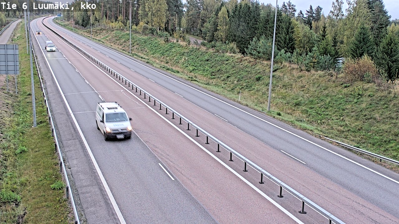 Weather Camera Image Road 6 Luumäki, kirkko, Luumäki, Etelä-Karjala