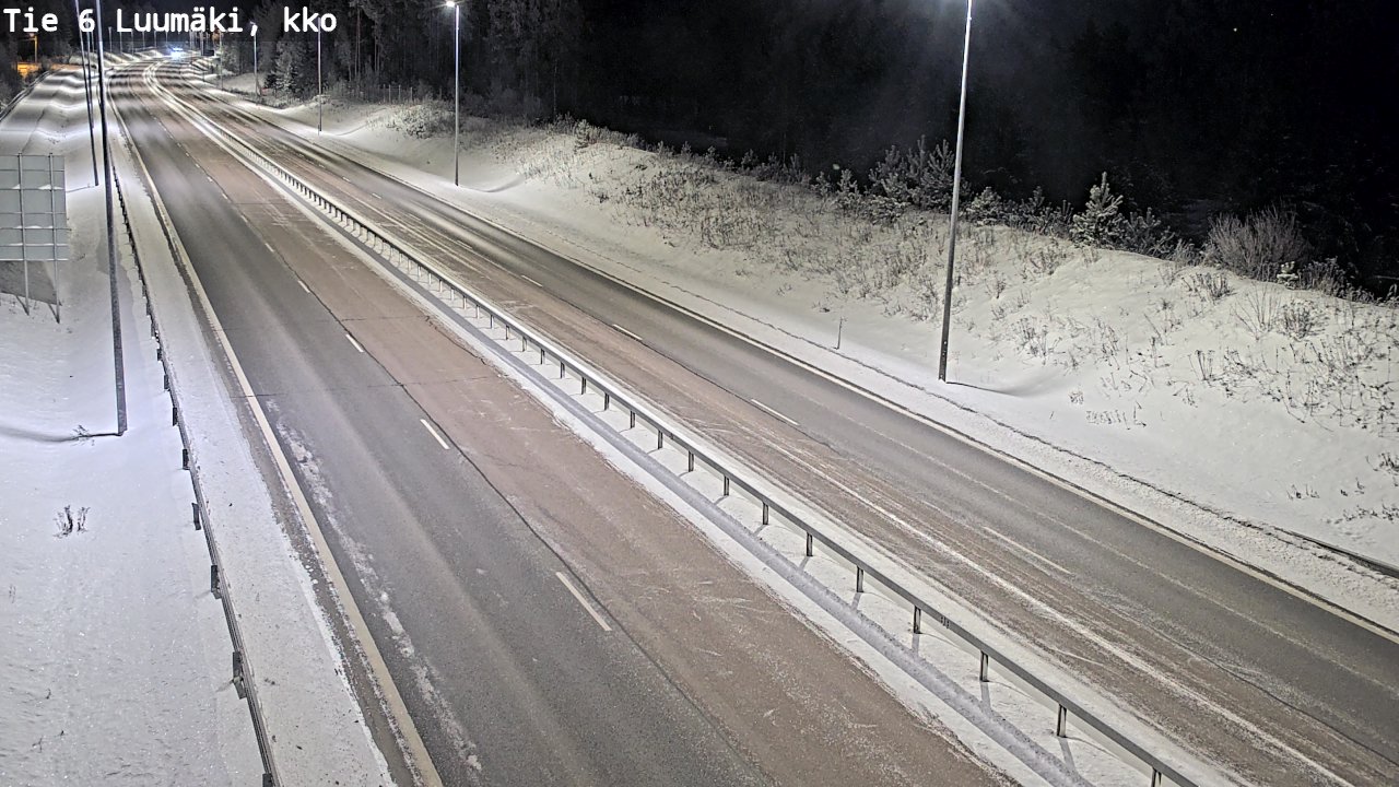 Kelikamerat Kuva Tie 6 Luumäki, kirkko, Luumäki, Etelä-Karjala