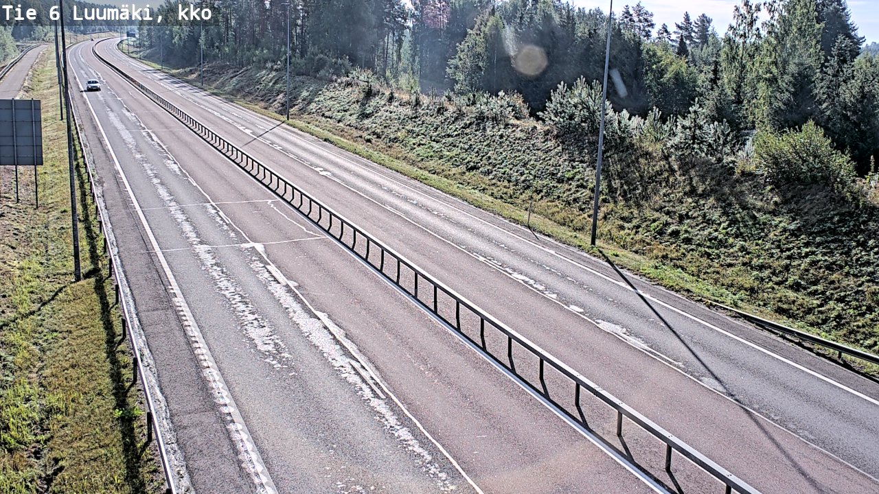 Kelikamerat Kuva Tie 6 Luumäki, kirkko, Luumäki, Etelä-Karjala