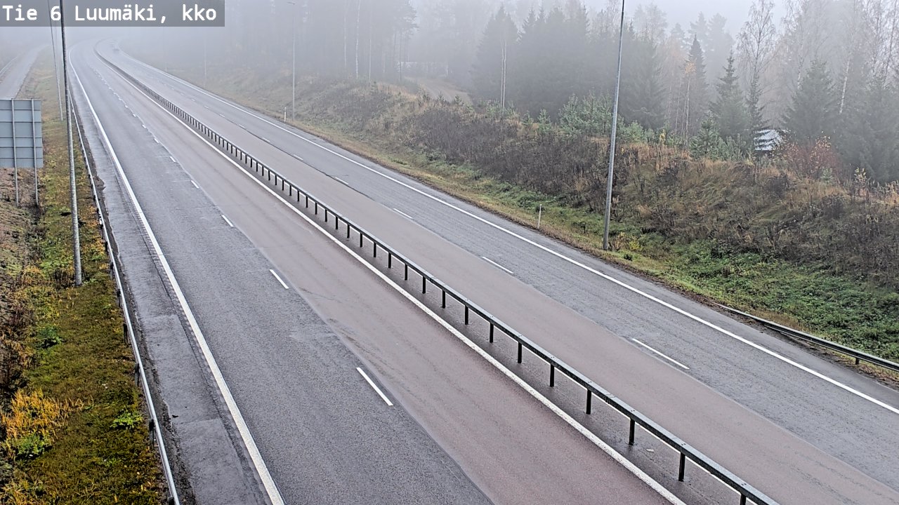 Kelikamerat Kuva Tie 6 Luumäki, kirkko, Luumäki, Etelä-Karjala