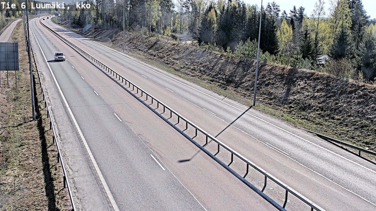 Weather Camera Image Road 6 Luumäki, kirkko, Luumäki, Etelä-Karjala