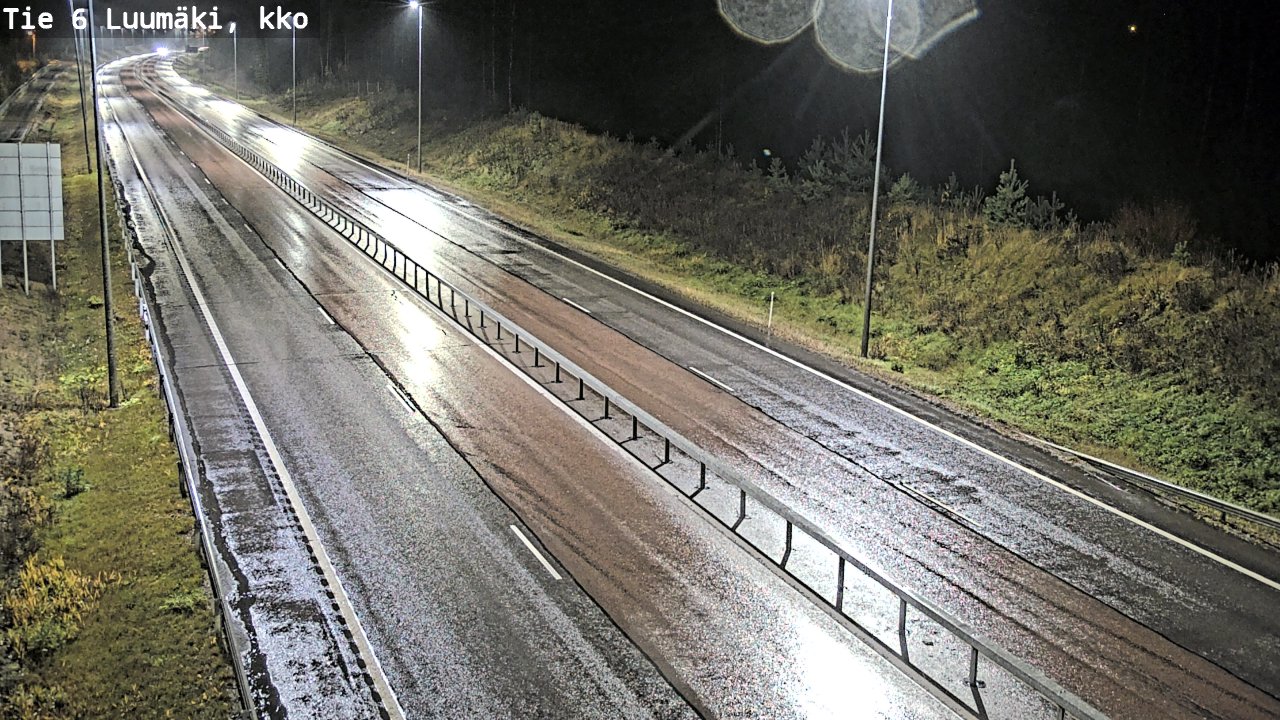 Weather Camera Image Road 6 Luumäki, kirkko, Luumäki, Etelä-Karjala