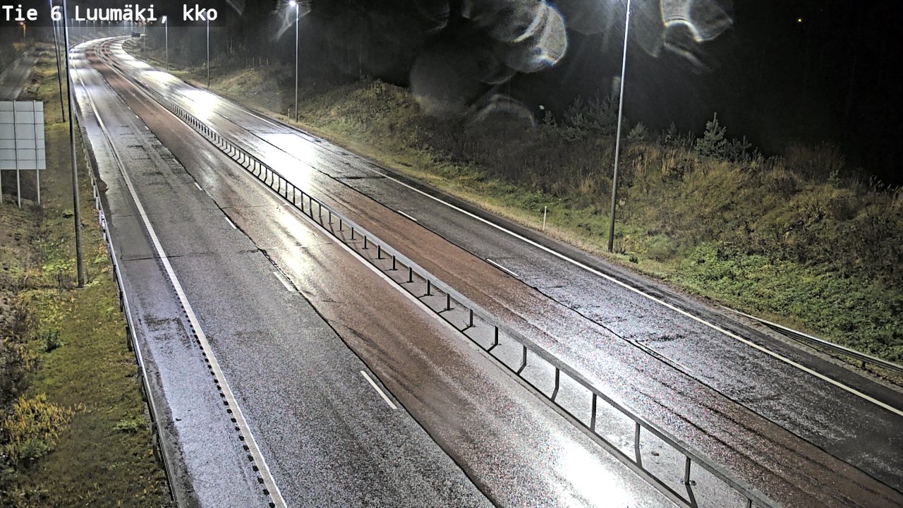 Weather Camera Image Road 6 Luumäki, kirkko, Luumäki, Etelä-Karjala