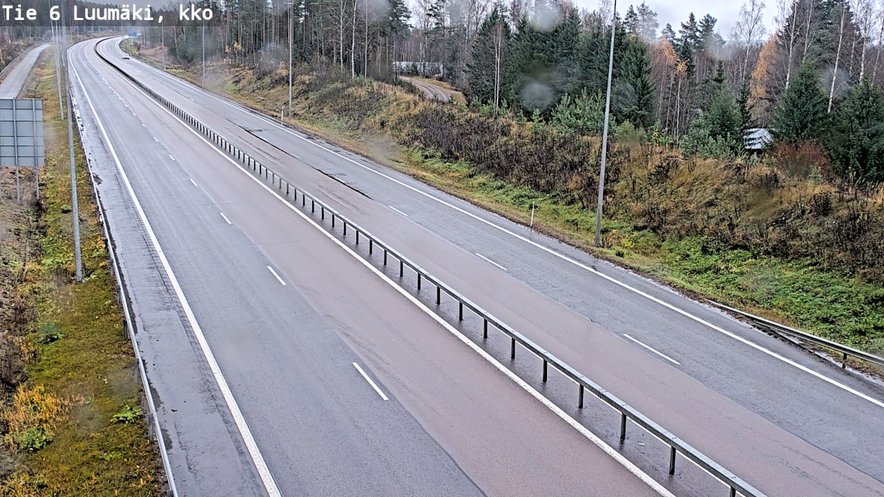Weather Camera Image Road 6 Luumäki, kirkko, Luumäki, Etelä-Karjala