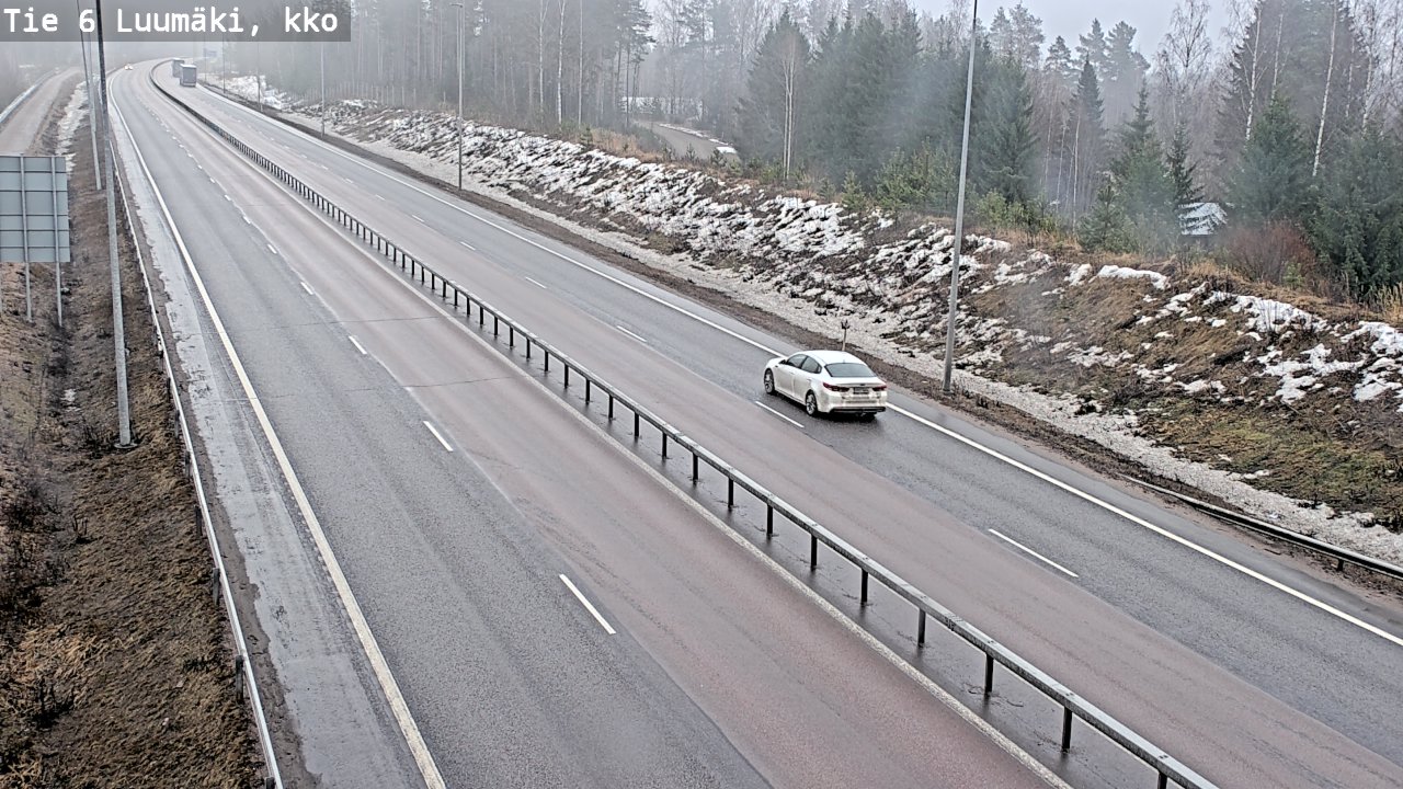 Kelikamerat Kuva Tie 6 Luumäki, kirkko, Luumäki, Etelä-Karjala