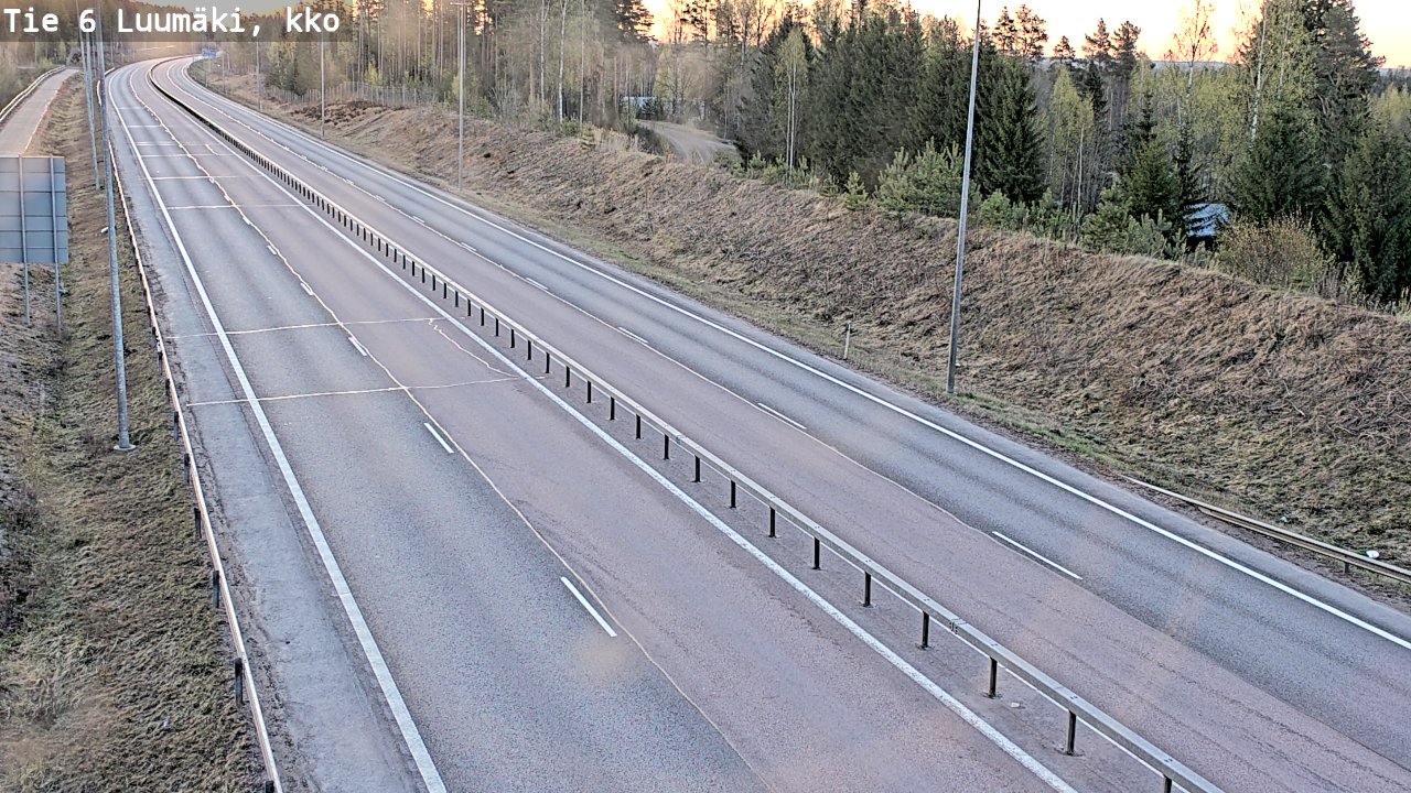 Kelikamerat Kuva Tie 6 Luumäki, kirkko, Luumäki, Etelä-Karjala