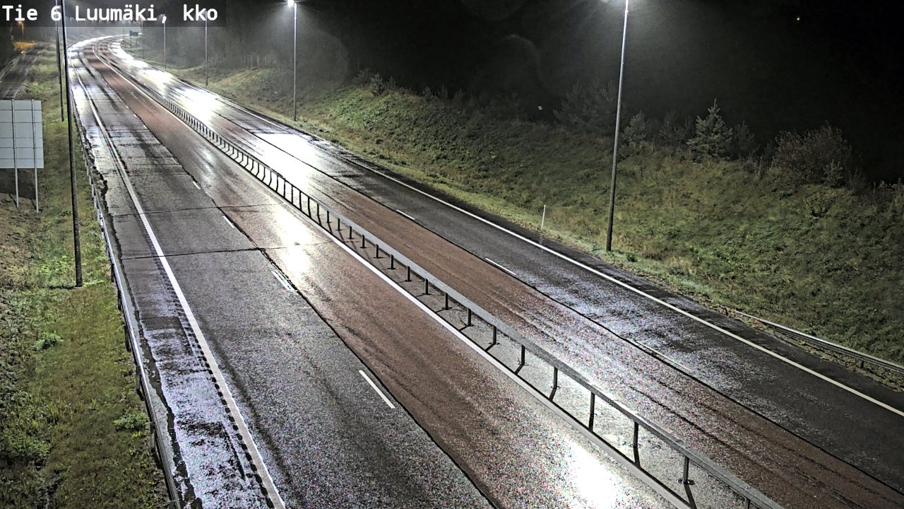 Weather Camera Image Road 6 Luumäki, kirkko, Luumäki, Etelä-Karjala