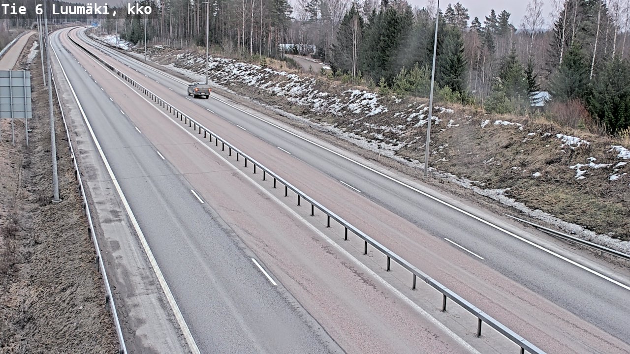 Weather Camera Image Road 6 Luumäki, kirkko, Luumäki, Etelä-Karjala