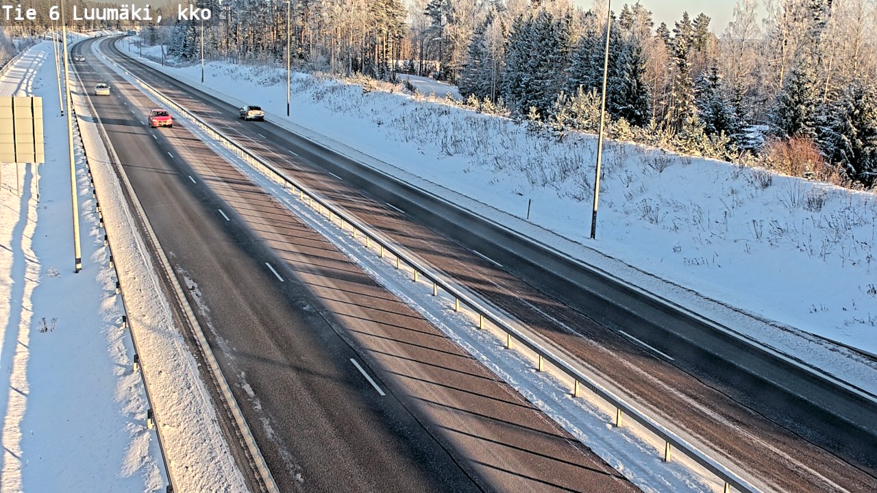 Weather Camera Image Road 6 Luumäki, kirkko, Luumäki, Etelä-Karjala