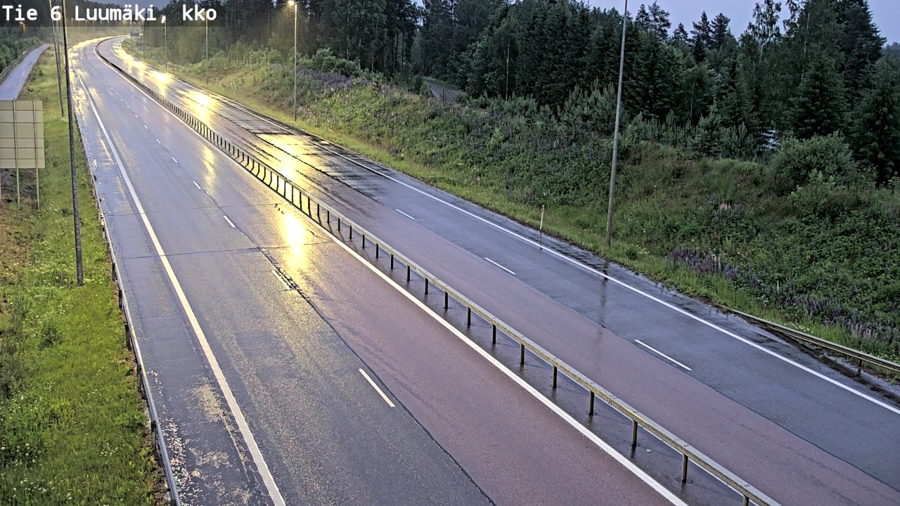 Kelikamerat Kuva Tie 6 Luumäki, kirkko, Luumäki, Etelä-Karjala