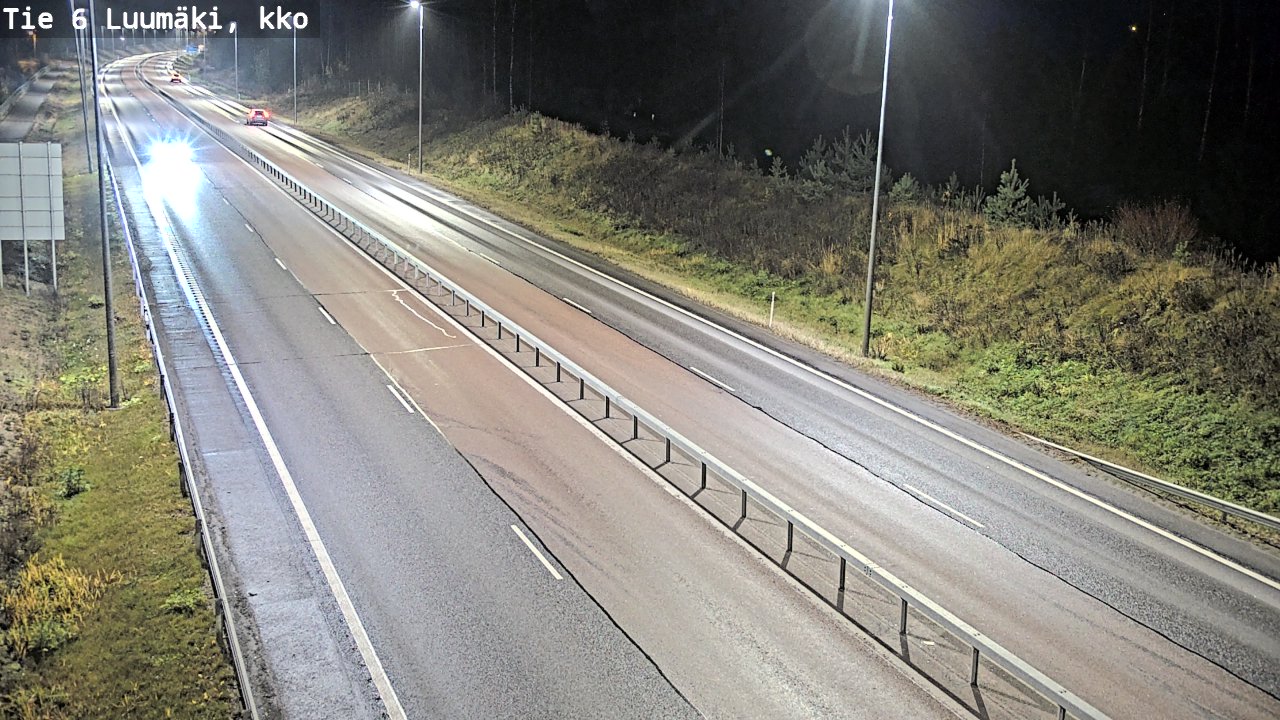 Kelikamerat Kuva Tie 6 Luumäki, kirkko, Luumäki, Etelä-Karjala