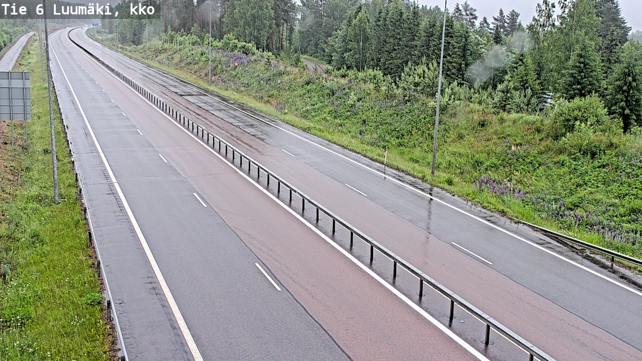 Kelikamerat Kuva Tie 6 Luumäki, kirkko, Luumäki, Etelä-Karjala