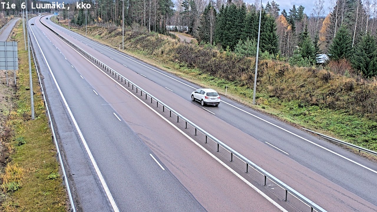 Kelikamerat Kuva Tie 6 Luumäki, kirkko, Luumäki, Etelä-Karjala