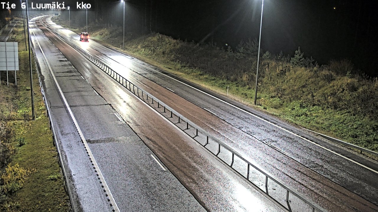 Weather Camera Image Road 6 Luumäki, kirkko, Luumäki, Etelä-Karjala