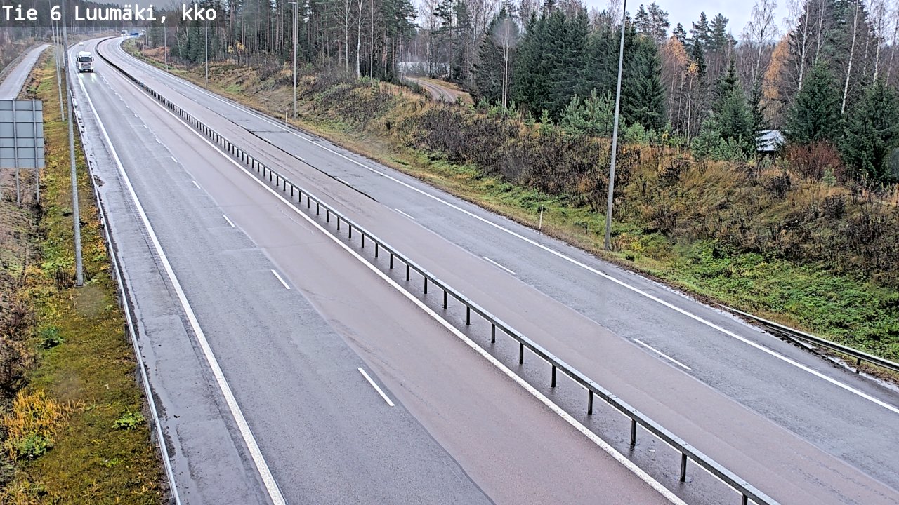 Weather Camera Image Road 6 Luumäki, kirkko, Luumäki, Etelä-Karjala