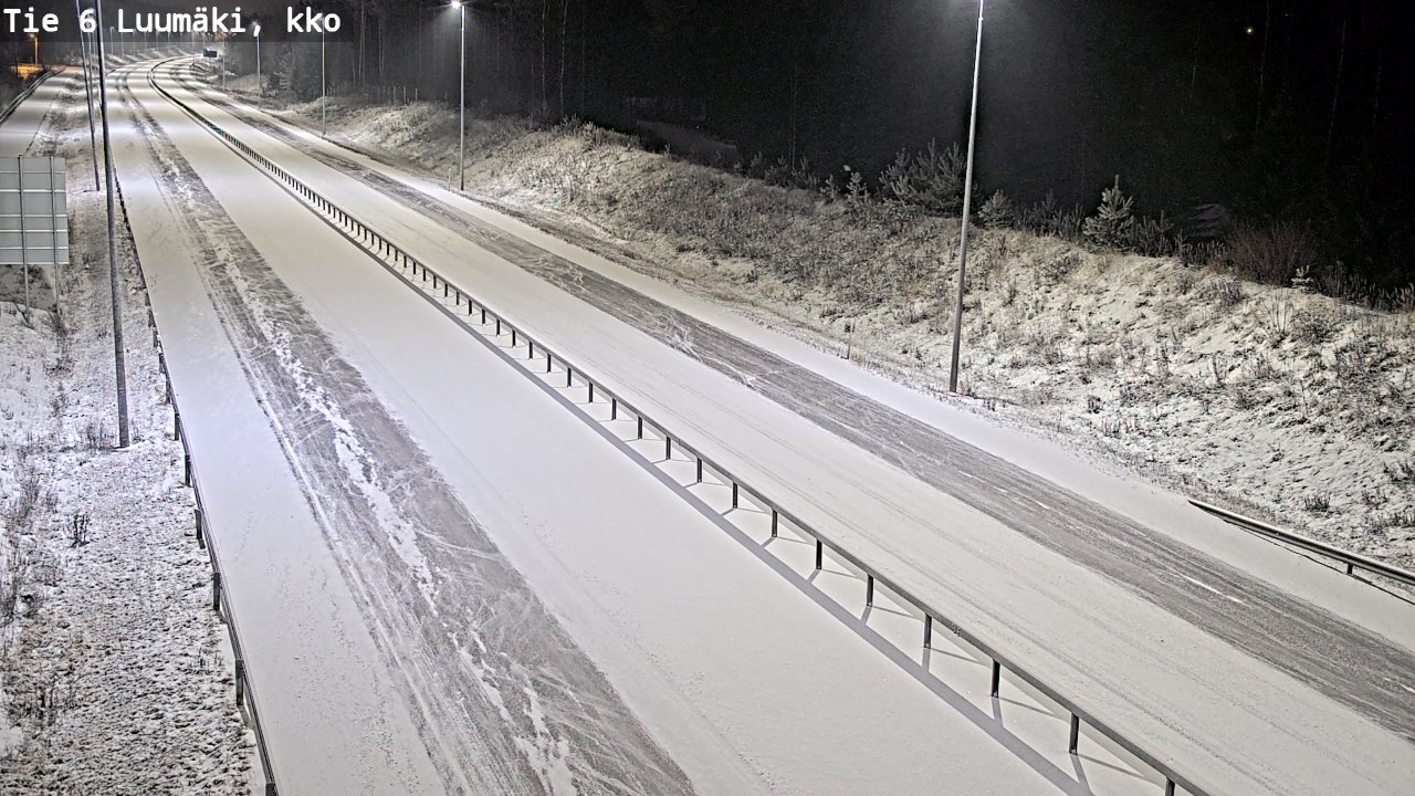 Kelikamerat Kuva Tie 6 Luumäki, kirkko, Luumäki, Etelä-Karjala