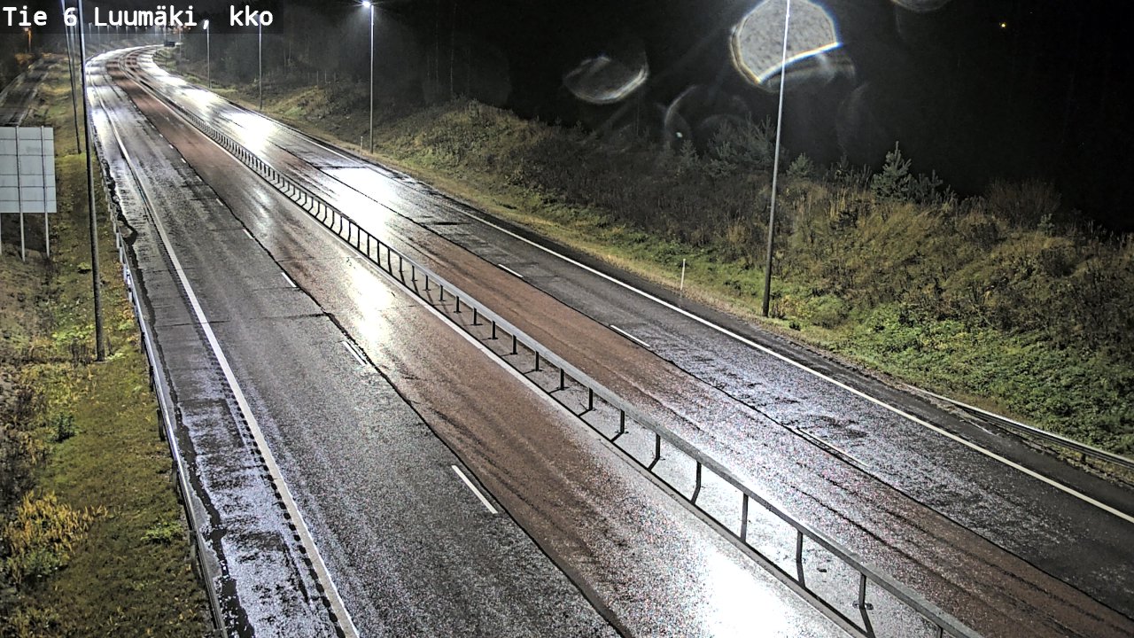 Weather Camera Image Road 6 Luumäki, kirkko, Luumäki, Etelä-Karjala