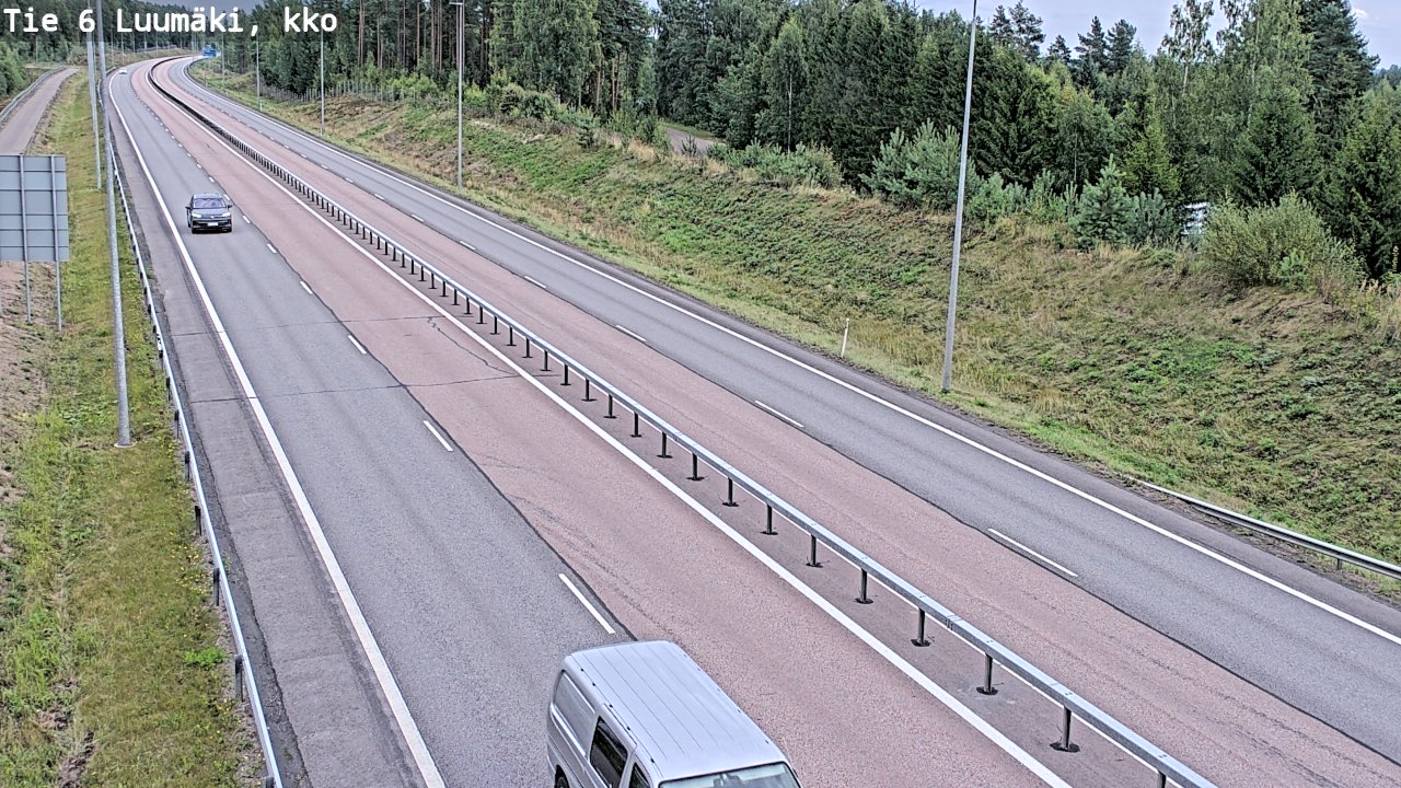 Weather Camera Image Road 6 Luumäki, kirkko, Luumäki, Etelä-Karjala