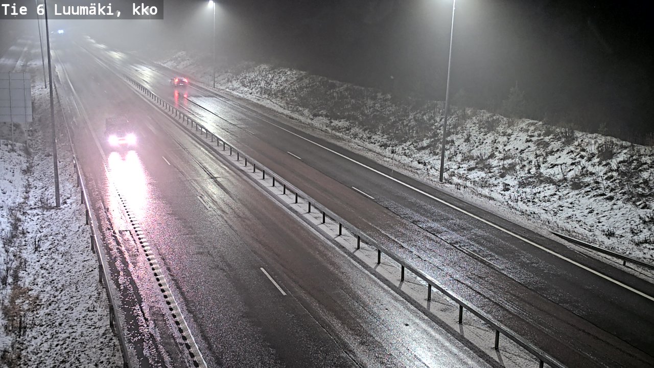 Weather Camera Image Road 6 Luumäki, kirkko, Luumäki, Etelä-Karjala
