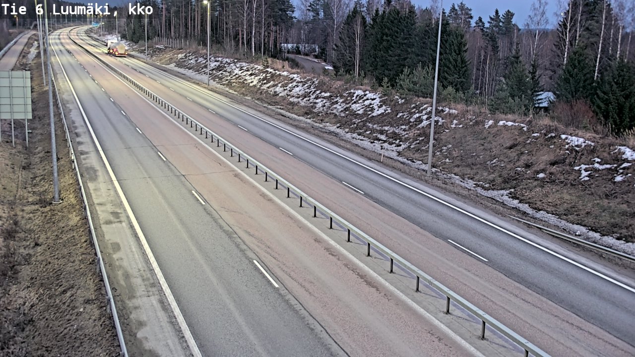 Weather Camera Image Road 6 Luumäki, kirkko, Luumäki, Etelä-Karjala