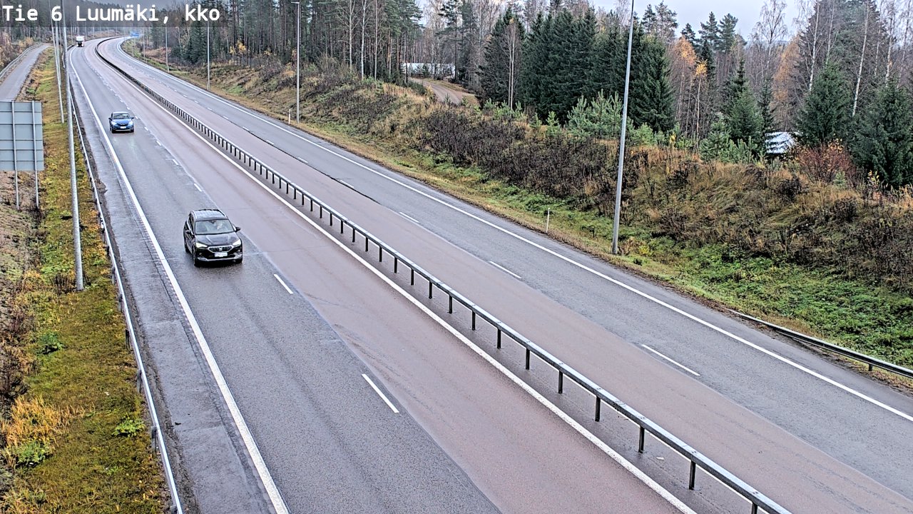 Kelikamerat Kuva Tie 6 Luumäki, kirkko, Luumäki, Etelä-Karjala