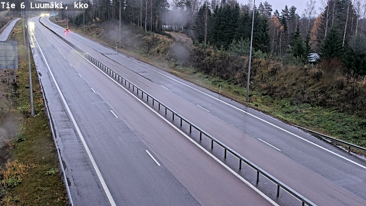 Weather Camera Image Road 6 Luumäki, kirkko, Luumäki, Etelä-Karjala