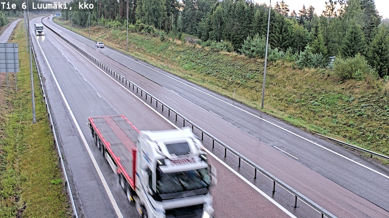 Kelikamerat Kuva Tie 6 Luumäki, kirkko, Luumäki, Etelä-Karjala