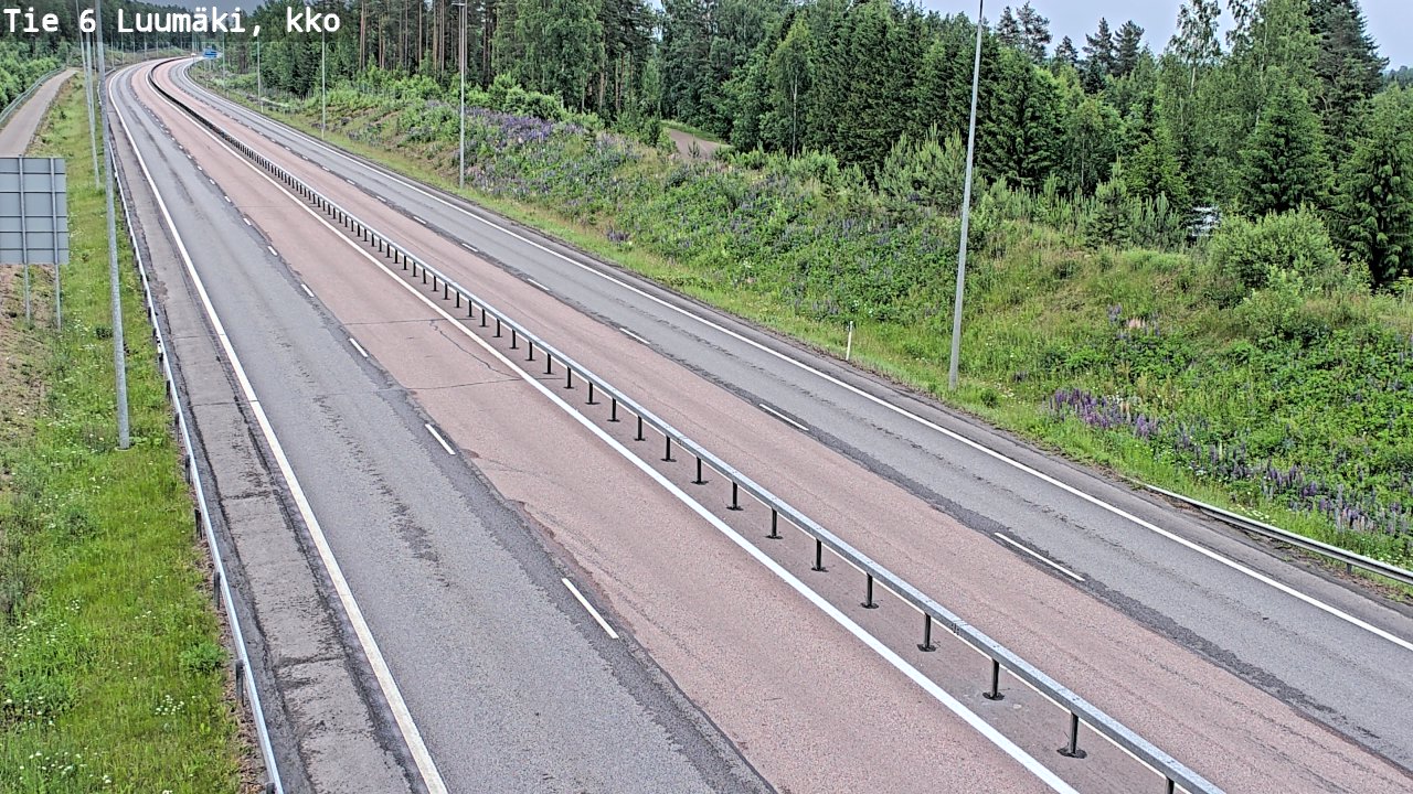 Kelikamerat Kuva Tie 6 Luumäki, kirkko, Luumäki, Etelä-Karjala
