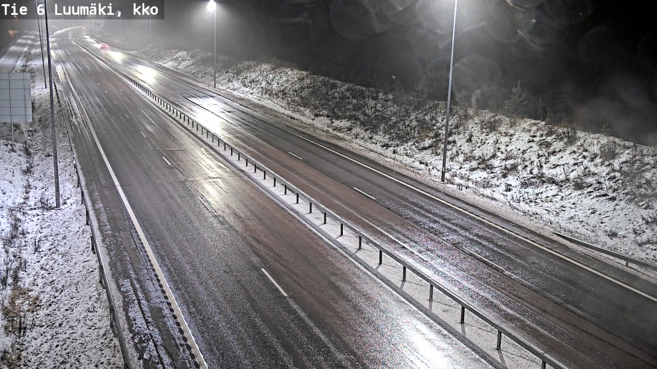 Weather Camera Image Road 6 Luumäki, kirkko, Luumäki, Etelä-Karjala