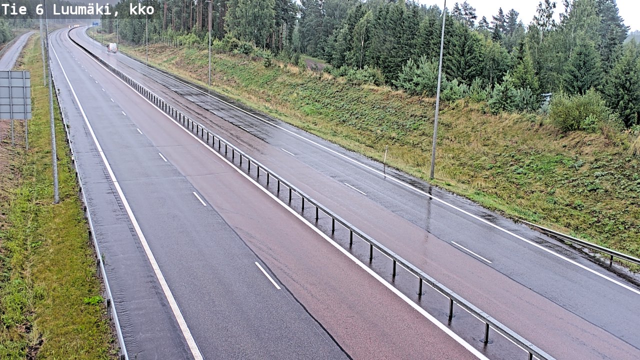 Kelikamerat Kuva Tie 6 Luumäki, kirkko, Luumäki, Etelä-Karjala