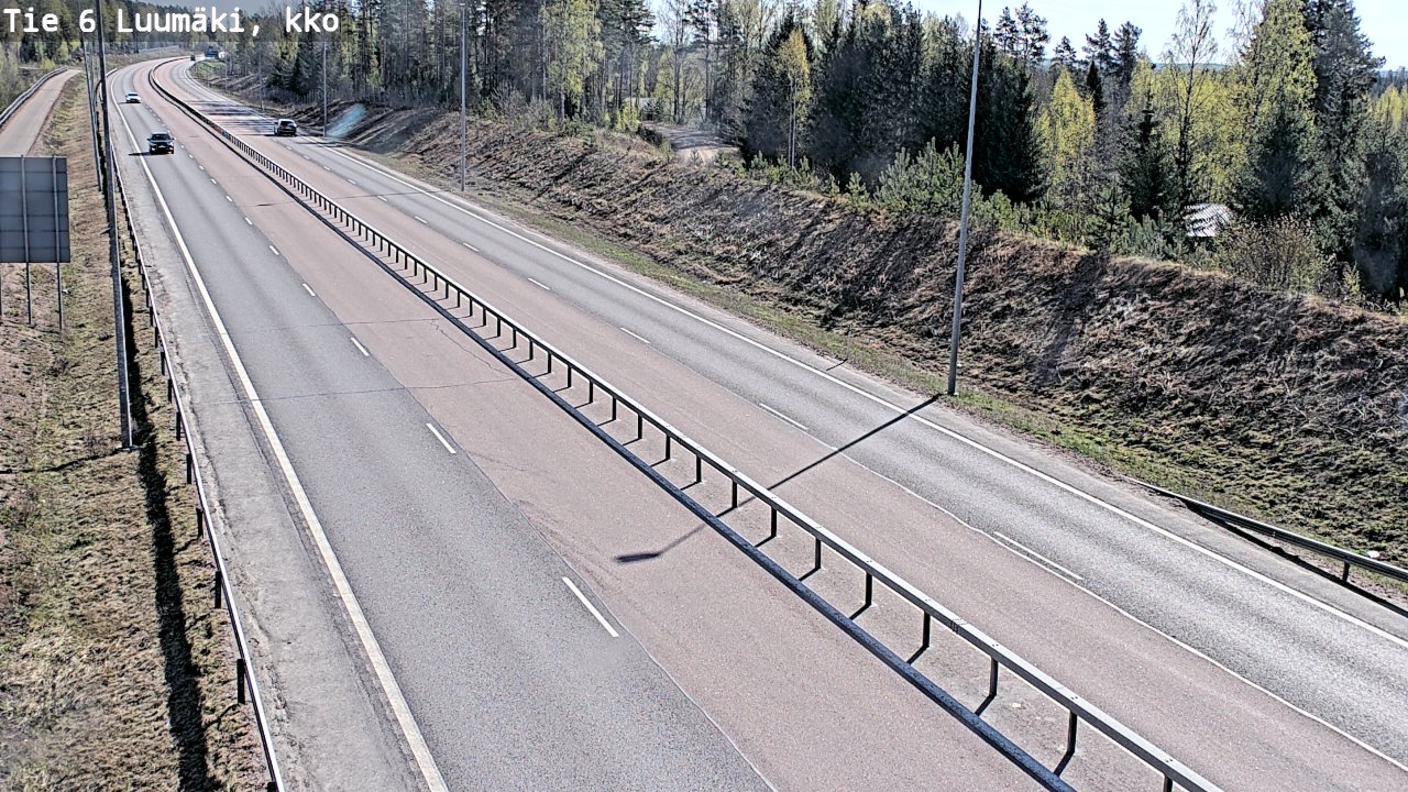 Weather Camera Image Road 6 Luumäki, kirkko, Luumäki, Etelä-Karjala