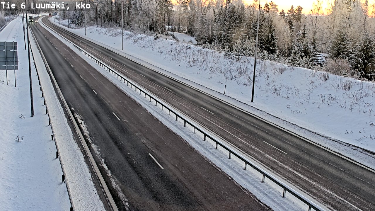 Kelikamerat Kuva Tie 6 Luumäki, kirkko, Luumäki, Etelä-Karjala