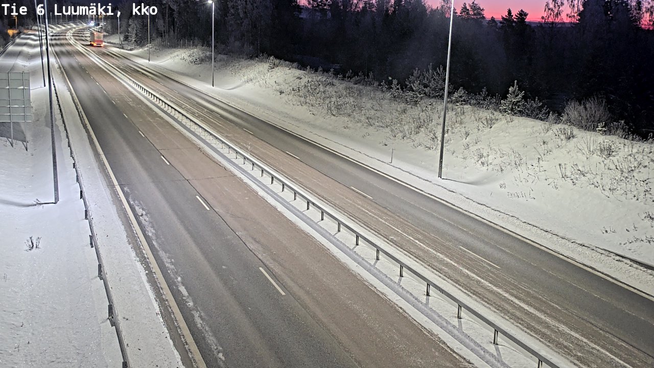 Kelikamerat Kuva Tie 6 Luumäki, kirkko, Luumäki, Etelä-Karjala