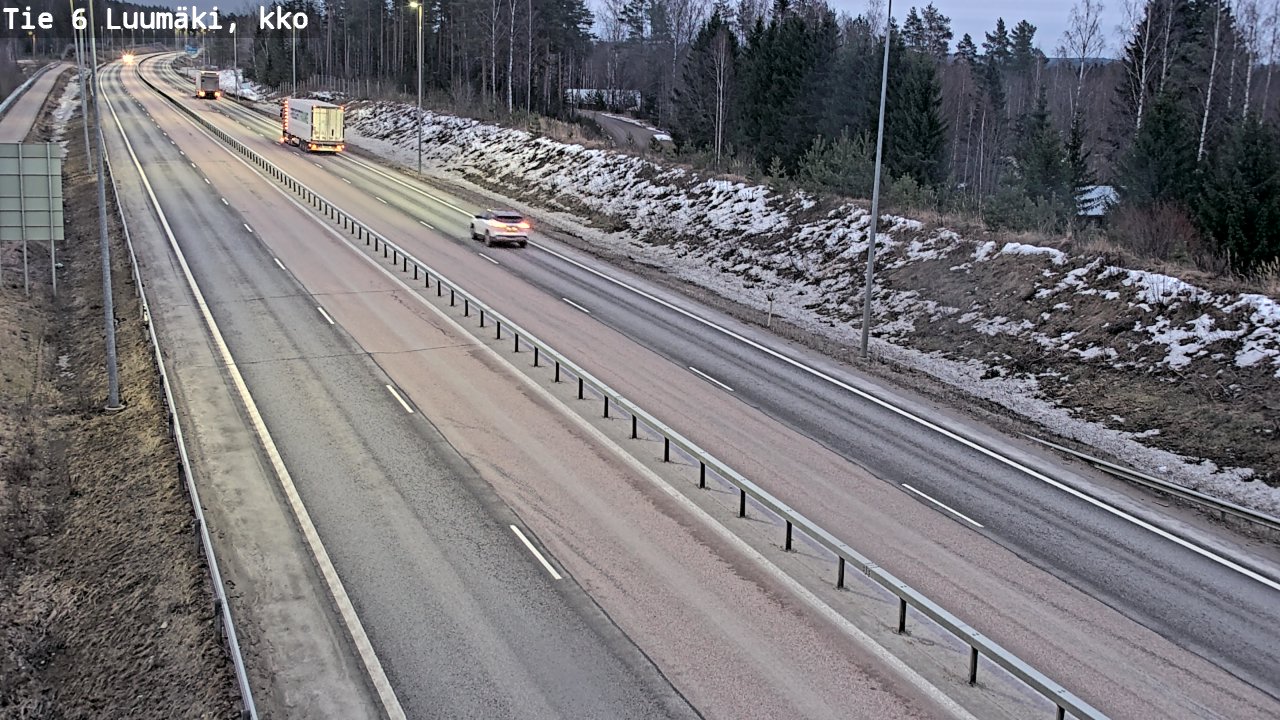 Kelikamerat Kuva Tie 6 Luumäki, kirkko, Luumäki, Etelä-Karjala