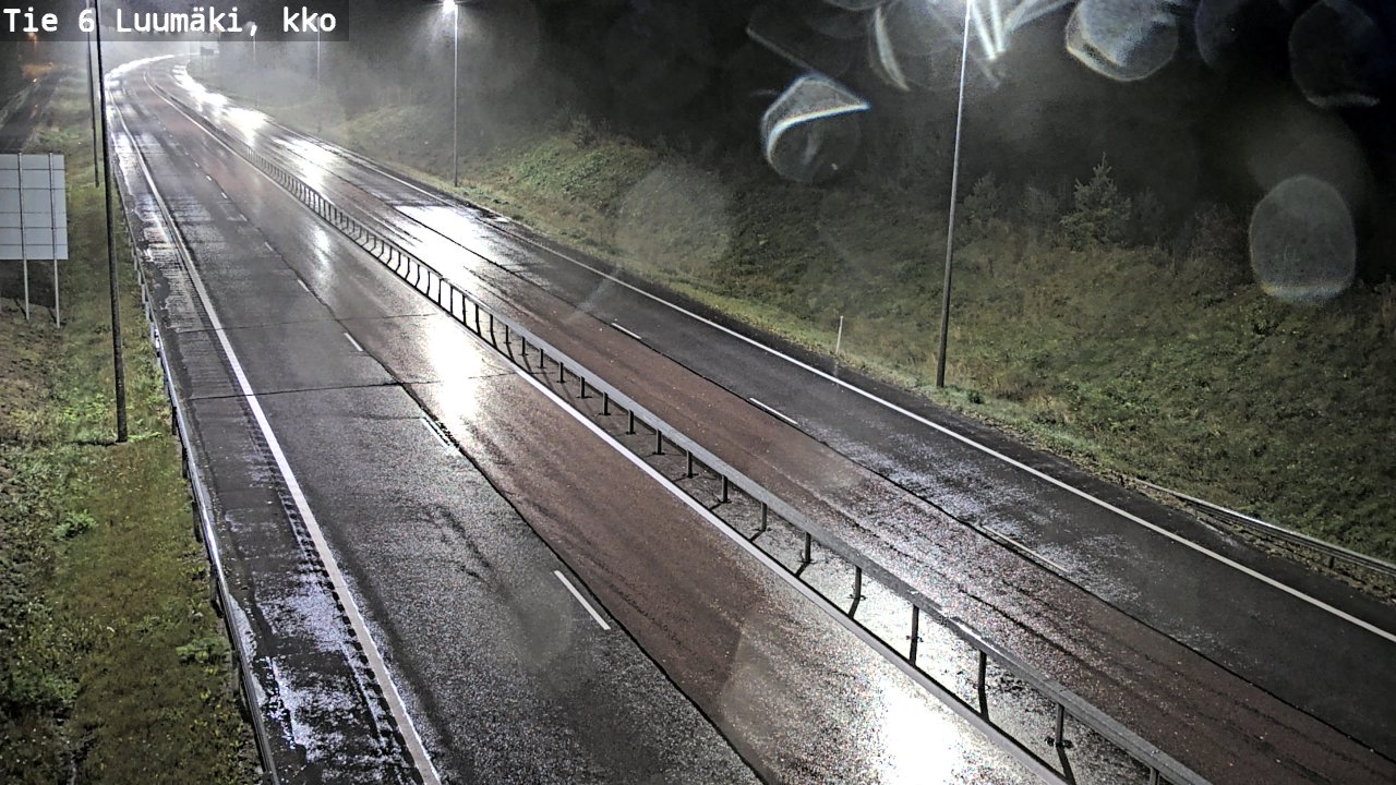 Weather Camera Image Road 6 Luumäki, kirkko, Luumäki, Etelä-Karjala