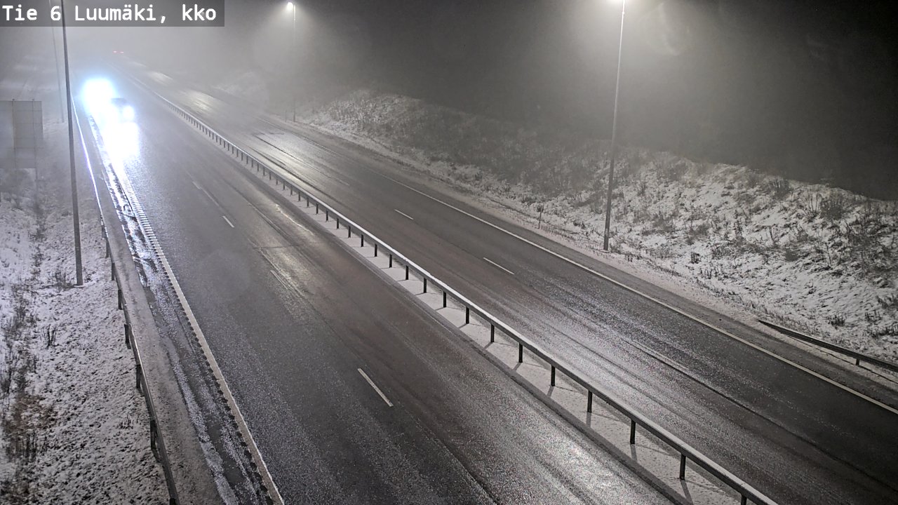 Weather Camera Image Road 6 Luumäki, kirkko, Luumäki, Etelä-Karjala