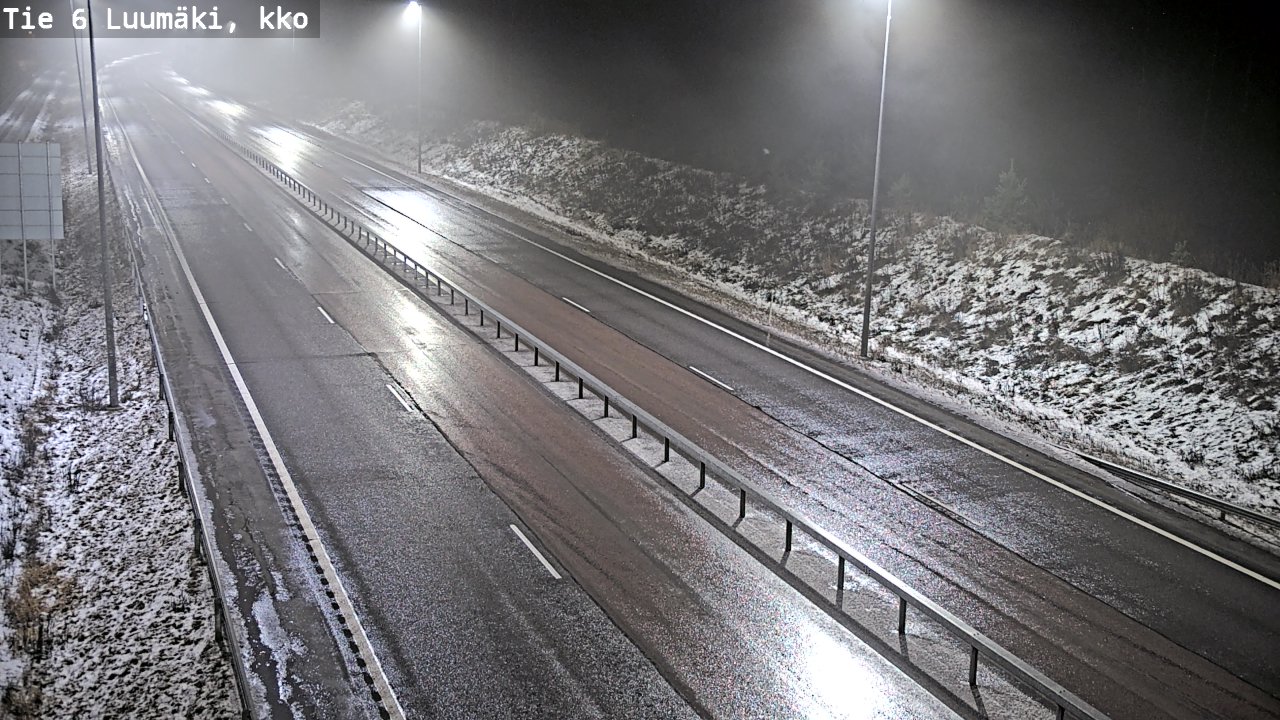 Weather Camera Image Road 6 Luumäki, kirkko, Luumäki, Etelä-Karjala