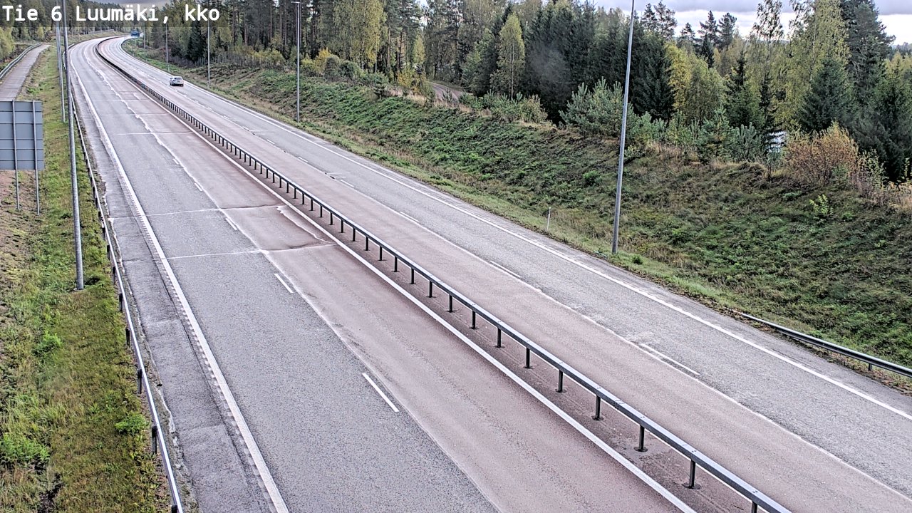 Kelikamerat Kuva Tie 6 Luumäki, kirkko, Luumäki, Etelä-Karjala