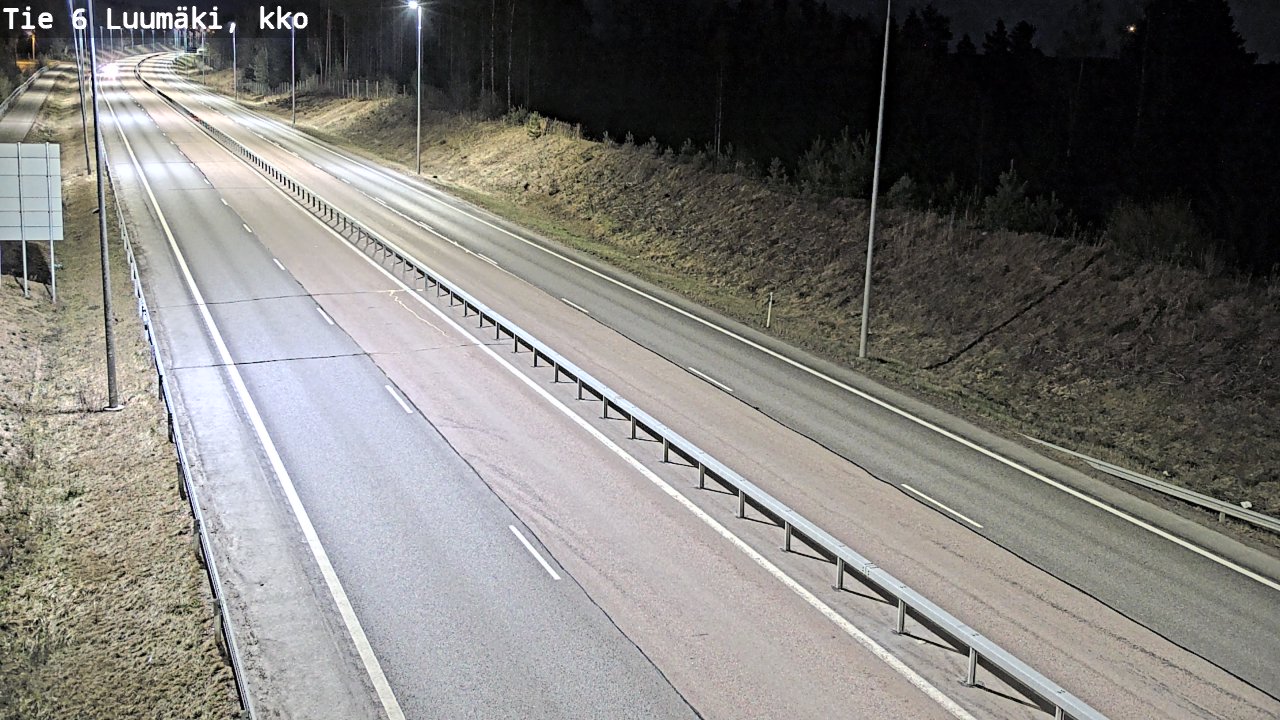 Weather Camera Image Road 6 Luumäki, kirkko, Luumäki, Etelä-Karjala