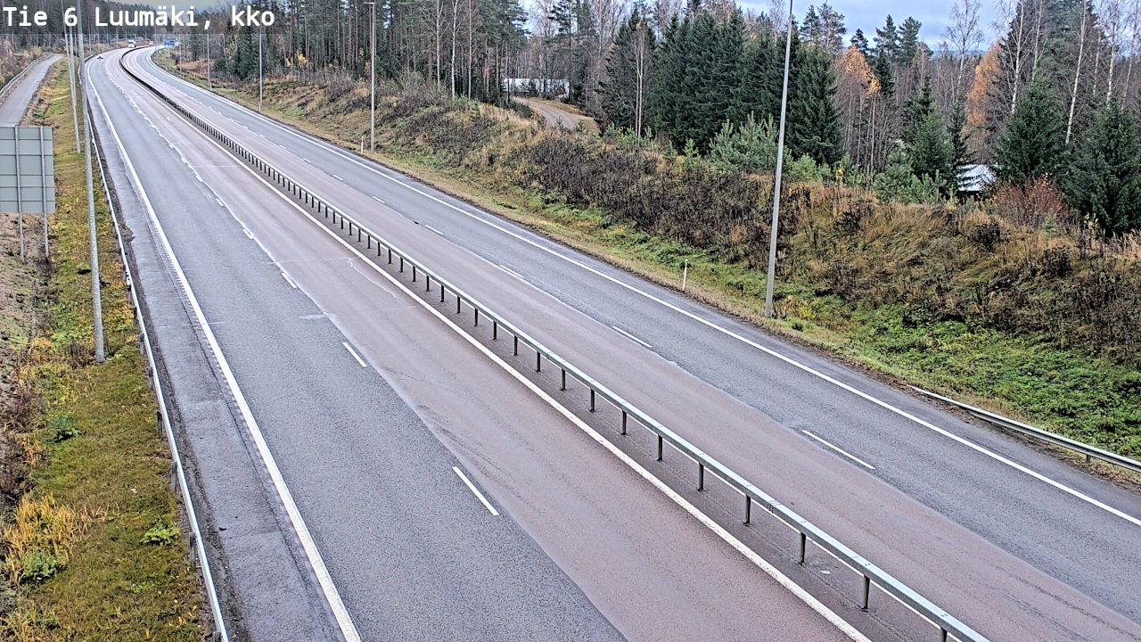 Kelikamerat Kuva Tie 6 Luumäki, kirkko, Luumäki, Etelä-Karjala