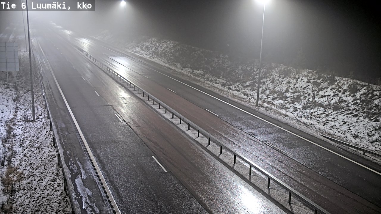 Weather Camera Image Road 6 Luumäki, kirkko, Luumäki, Etelä-Karjala