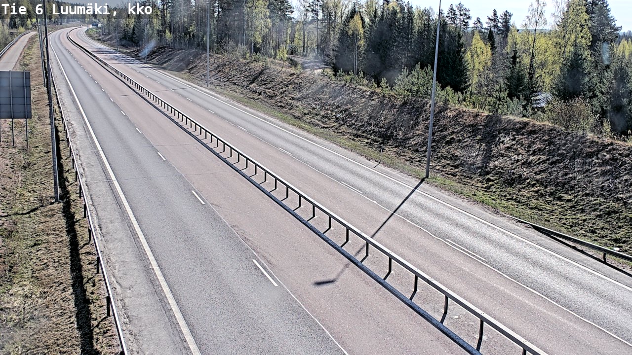 Weather Camera Image Road 6 Luumäki, kirkko, Luumäki, Etelä-Karjala