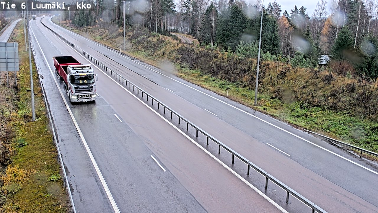 Weather Camera Image Road 6 Luumäki, kirkko, Luumäki, Etelä-Karjala