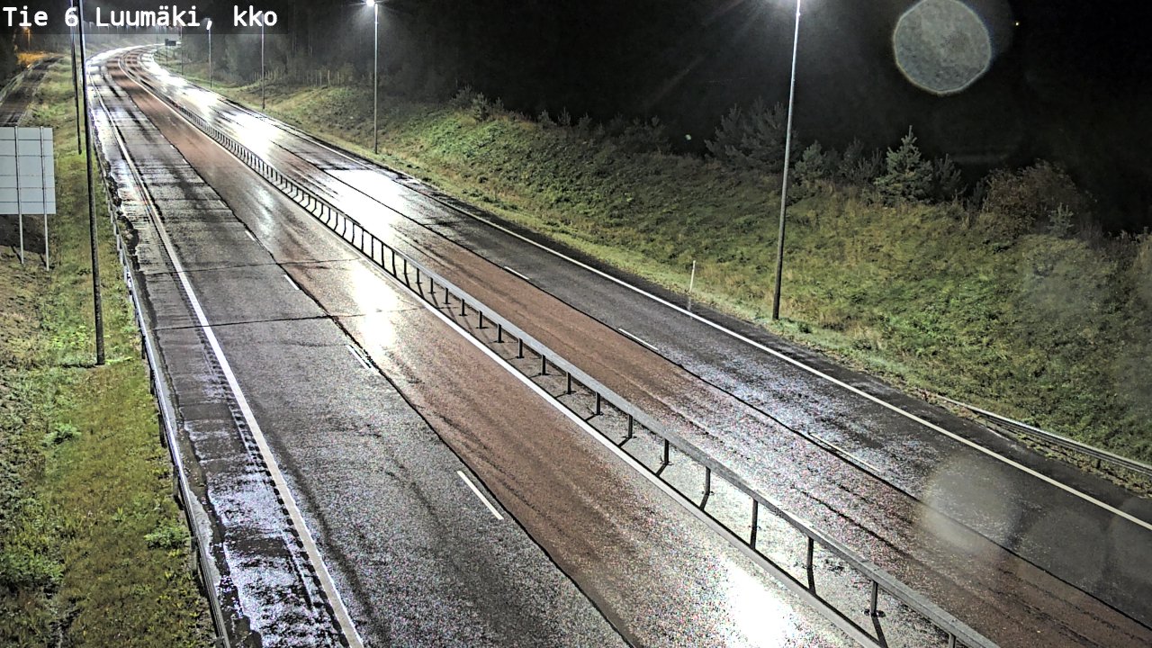Weather Camera Image Road 6 Luumäki, kirkko, Luumäki, Etelä-Karjala