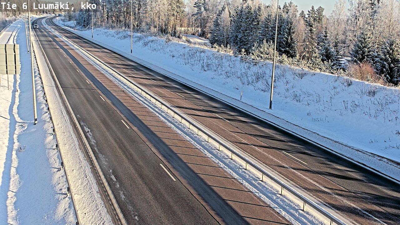 Weather Camera Image Road 6 Luumäki, kirkko, Luumäki, Etelä-Karjala